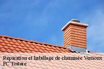 Réparation et habillage de cheminée  vernoux-01560 FC Toiture